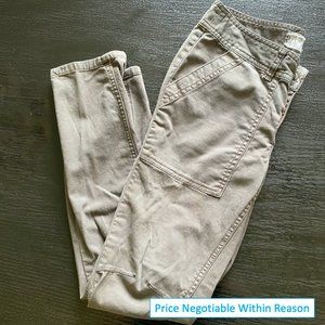 👖2x HP👖Free People Skinny Utility Moto Pants